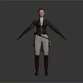 A Woman In Dark Coat White Pants And Brown Boots With Belt And Outstretched Arms