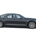 Black BMW Luxury Sedan With Front Grille LED Headlights Sleek Body Lines Alloy Wheels
