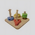 Geometric Matching Toy 3d model