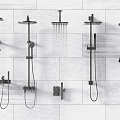 Modern Shower Shower 3d model