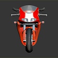 Motorcycle Two-wheeled Motorcycle Cross-country Motorcycle Road Race Motorcycle Motor Vehicle Transport 3d model