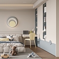 Modern Children's Room Boys Children's Room 3d model