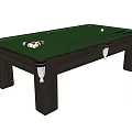 High Quality Billiard Table as Sports Equipment with Green Felt Surface Black Frame and Cue