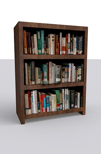 Bookshelf 3d model