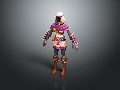 Knight Heroine Ancient Warrior Heroine Paladin Ancient Heroine Knight Heroes Ancient Warrior 3d model