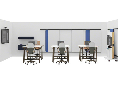 Modern Training Room Discussion Room Seminar Room model