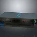 AXON Network Server With Digital Display Panel Indicator Lights And Gray Casing Design