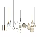 Various Modern Pendant Lights With Unique Shapes And Different Hanging Styles