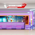 Meichen Robot Milk Tea Shopping Mall Store Milk Tea Shop Science and Technology Wind Cool Mechanical Arm Exhibition Chen Creative Bar 3d model