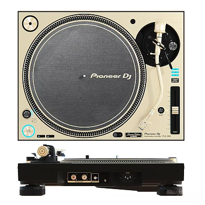 Pioneer DJ Turntable With High Quality Headphone Speakers And Audio System 3d model