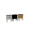 Modern Black Entryway Console Cabinet With Vertical Slat Design Gold Handles And Legs