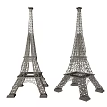 Paris Tower Landmark Architecture French Attractions Architecture World Famous Architecture 3d model
