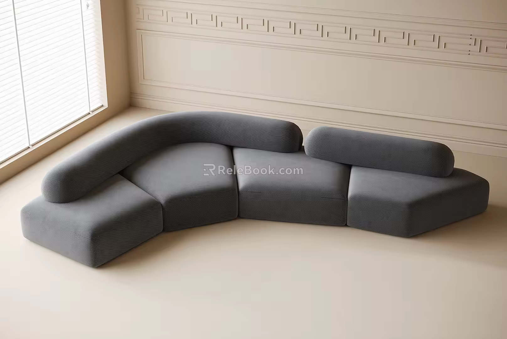 Modern Multiplayer Sofa 3d model