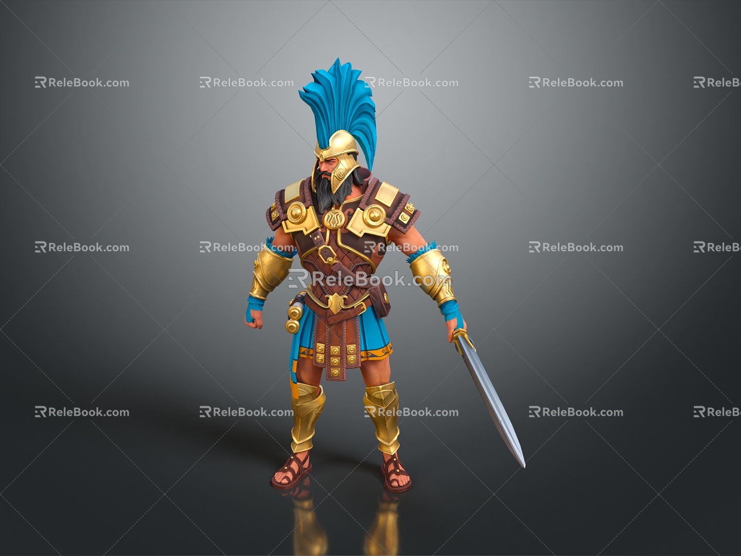 Western Samurai Western Warrior Western Hero Western Warrior Knight Hero Ancient Warrior Paladin model