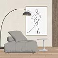 Modern Single Sofa 3d model