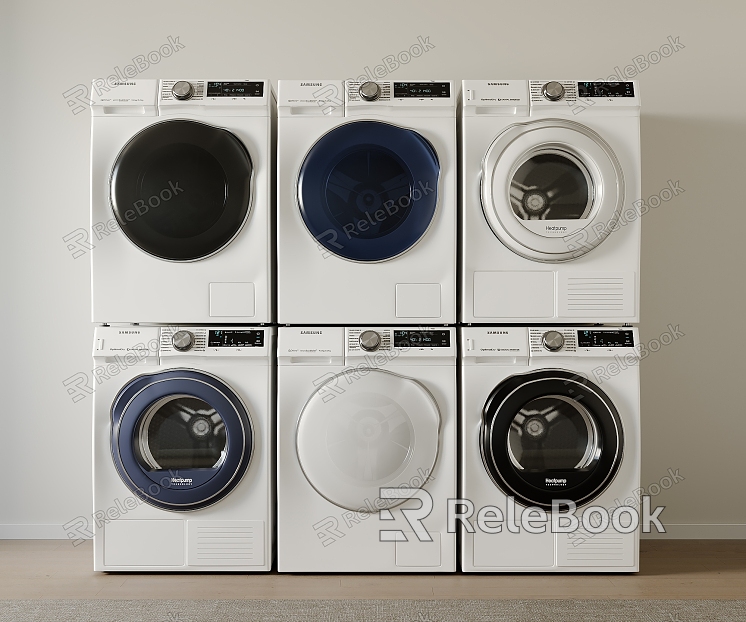 Modern washing machine model