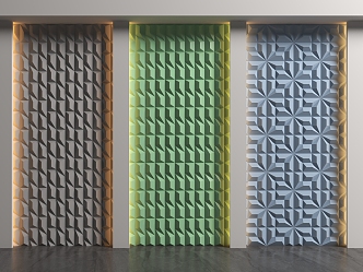 Stereo wall background wall 3d model