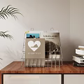 Magazines On Metal Rack With The Great Divide Vineland Commercial And Heart Design