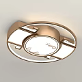 Modern Ceiling Light Design With Metal Frame Square And Round Shape Smooth Surface 3d model