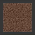 Decorative Square Mat With Pink Stone Texture Surface For Home Decoration 3d model