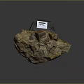 Rock Block Rock Block Rock Specimen Boulder Big Stone Block Rock Stratum Rock Stratum Rock Stratum Rock 3d model