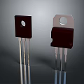 Transistor Semiconductor Radio Transistor Library 3d model