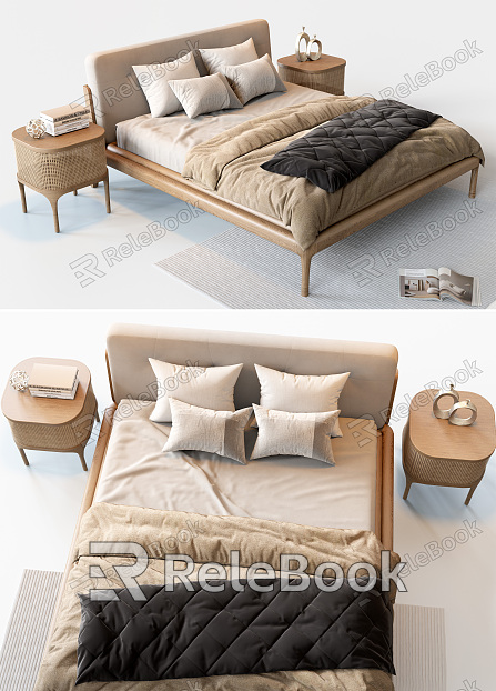 Nordic Double Bed model