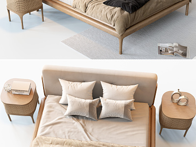 Nordic Double Bed model