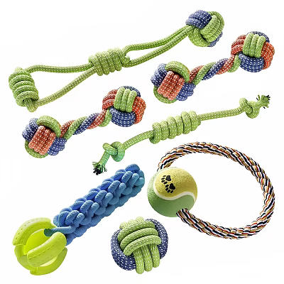 Modern Pet Toy Pet Dog Rope Dog Toy Combination Dog Pet Rope Chew Toy Pet Equipment 3d model