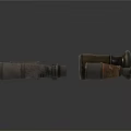 Vintage Military Binoculars Classic Weapon Equipment For Collectors