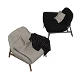 Single sofa 3d model