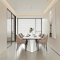 Modern Living Dining Room Interior With Light Sofa Coffee Table Area Rug And Decorative Art