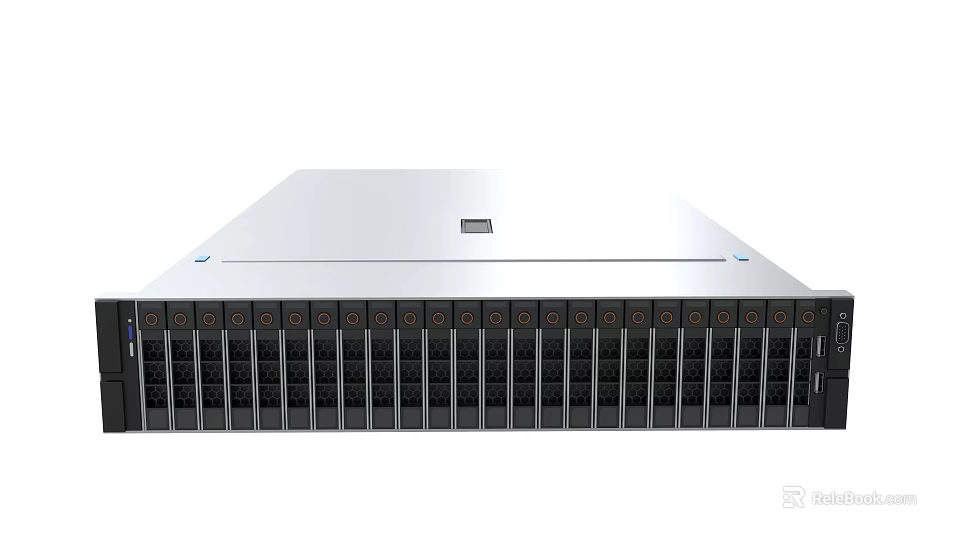 High Performance Rack Mounted Server With Multiple Hard Drive Bays And Large Storage Capacity 3d model 