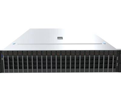 High Performance Rack Mounted Server With Multiple Hard Drive Bays And Large Storage Capacity 3d model