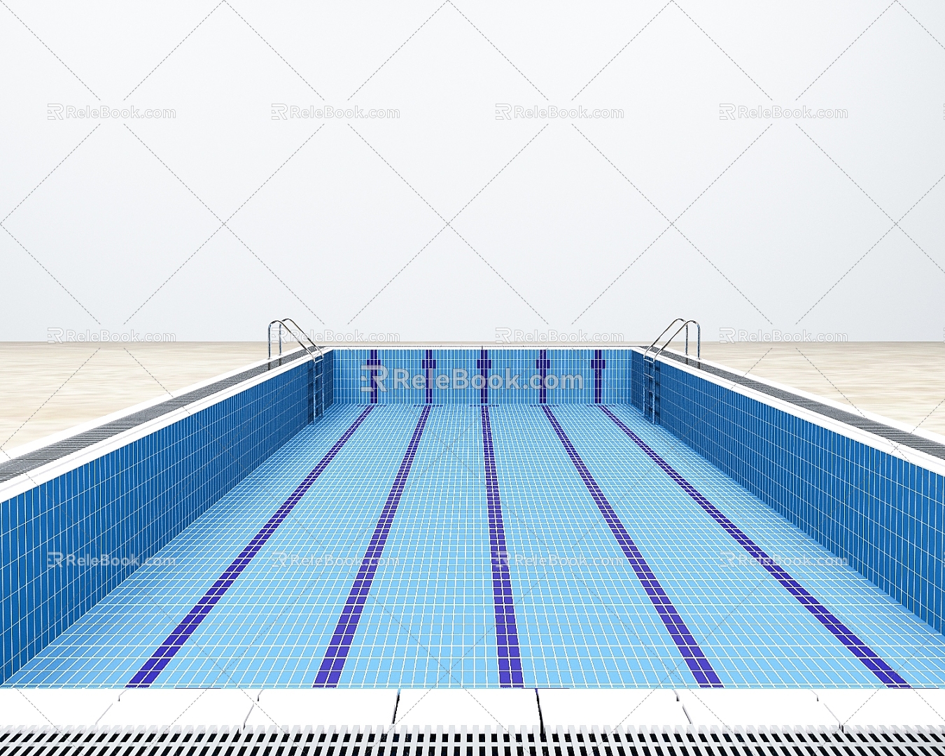 Modern Swimming Pool 3d model