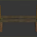 Rustic Outdoor Wooden Platform Structure With Support Posts Planks And Ropes