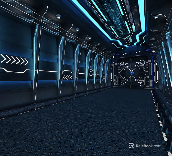 Modern KTV Lounge Design With Vibrant LED Lighting And Premium Sound System 3d model 
