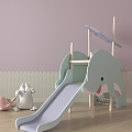 Children's kindergarten slide 3d model