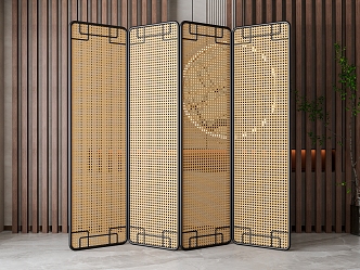 Screen partition 3d model