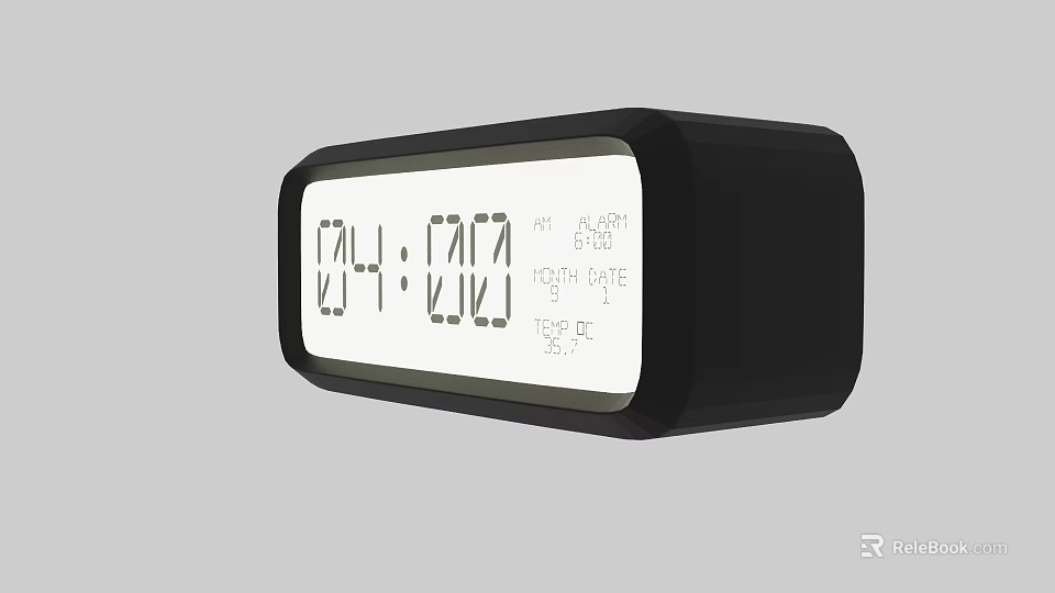 Multifunctional Bluetooth Speaker With Time Alarm Weather And Temperature 3d model 