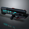 Science Fiction Firearms Next Generation Firearms Science Fiction Game Gun Game Firearms Game Gun Concept Gun Laser Gun 3d model