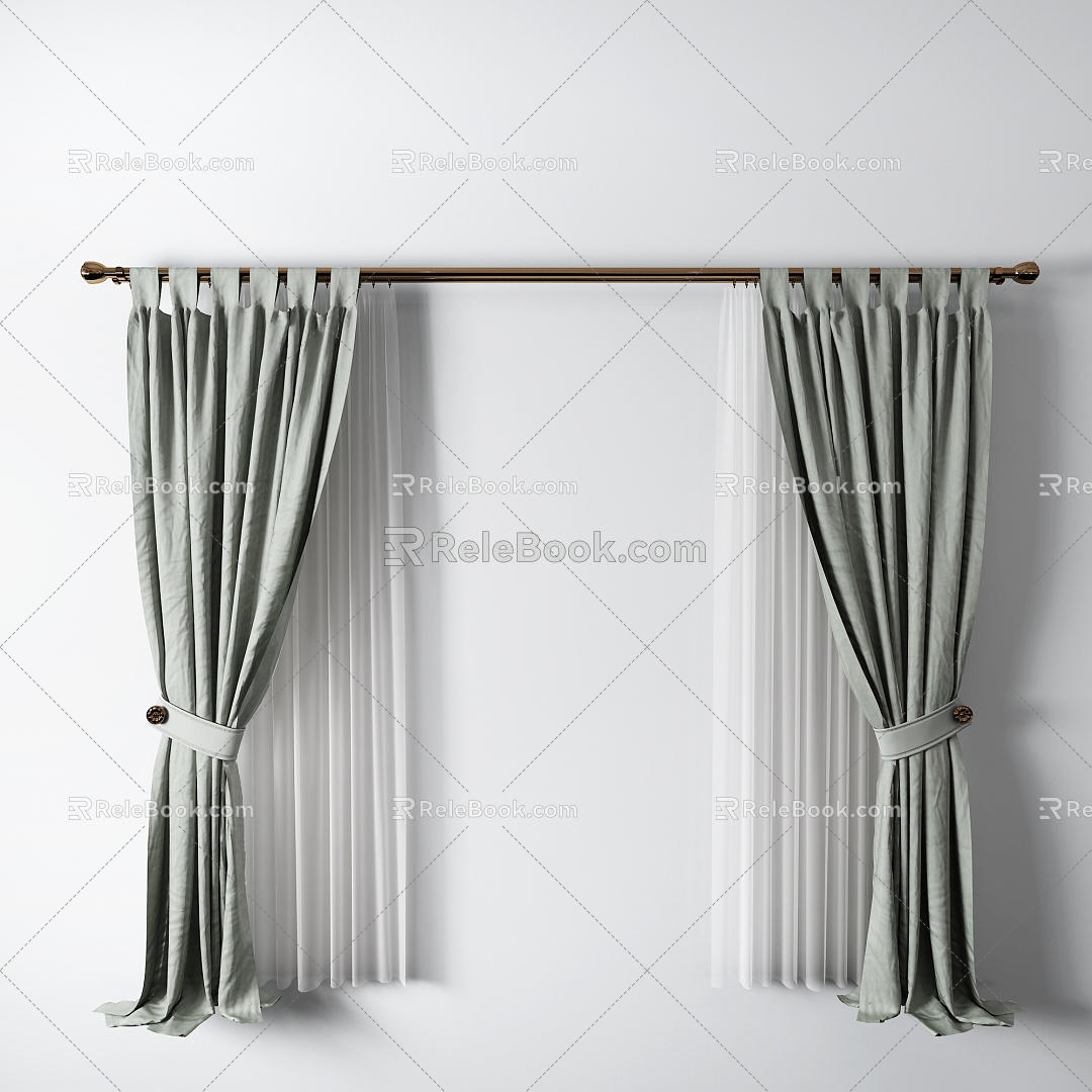 Jane's Curtain 3d model