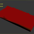 3D Topographic Landscape Featuring Mountain Ranges Green Lowlands And Red Base Terrain