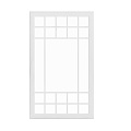 New Chinese-style Window Chinese-style Window Single Opening Window 3d model