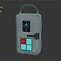 Portable AED Defibrillator Emergency Device For First Aid With Digital Display And Buttons