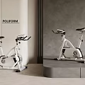 POLIFORM Exercise Bikes In Modern Minimalist Interior With Sleek Design
