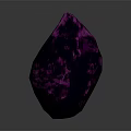 Modern Purple Crystal Decorative Ornament Set With Irregular Shape For Home Decor