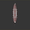 Ethnic wind boat small boat small wooden boat fishing boat speedboat 3d model