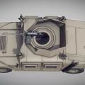 Modern Armored Vehicle Armored Humvee 3d model