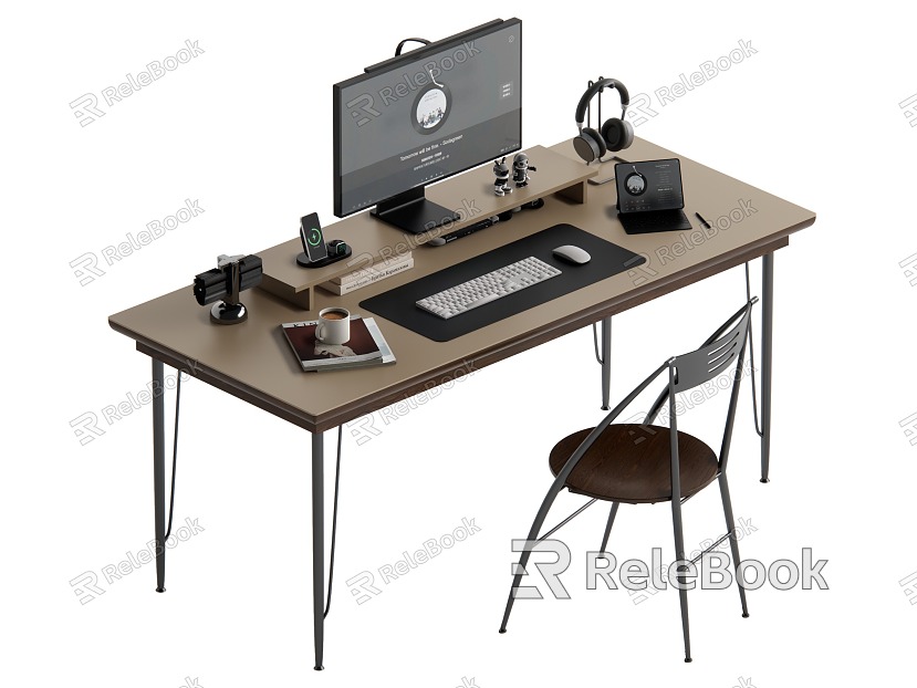 Middle Style Computer Desk Desk model